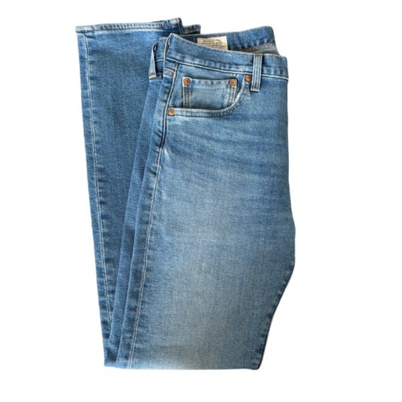 Levis 501 Jeans Men's 30/32 Premium light/Medium Wash Button Fly Classic Denim - Picture 4 of 13